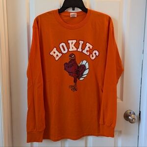 Virginia Tech long sleeve Henley t-shirt